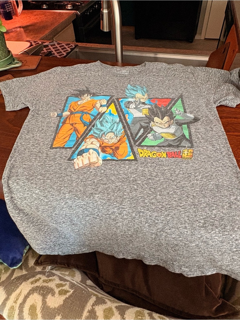 Dragon Ball Super Goku Vegeta Graphic
Tee Grey Size M Bioworld - Picture 3 of 6